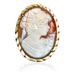 Cammeo Pendente-spilla su argento